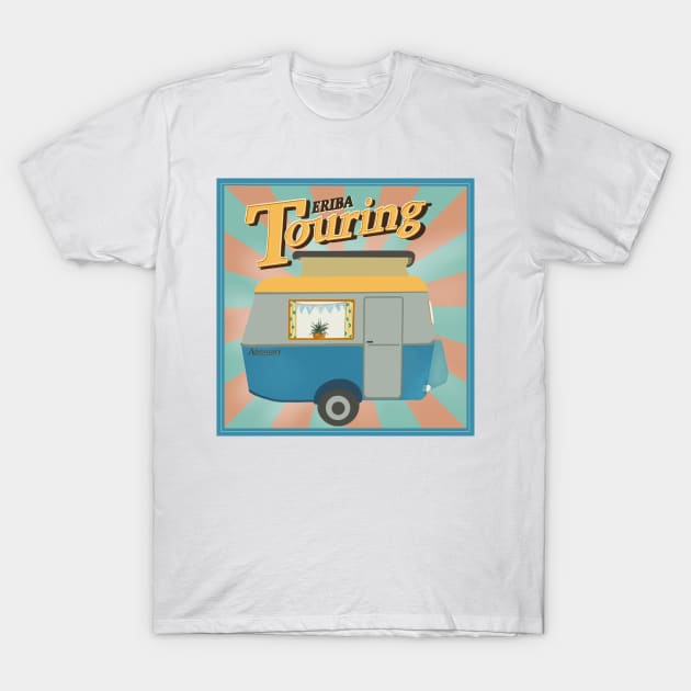 Vintage Touring Caravan Adventure T-Shirt by NattyDesigns